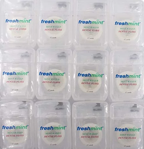 Freshmint 144-Count Waxed Mint Floss, 12 yd, another view