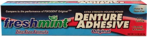 Freshmint 24-Count Extra-Strength Denture Adhesive, 0.85 oz