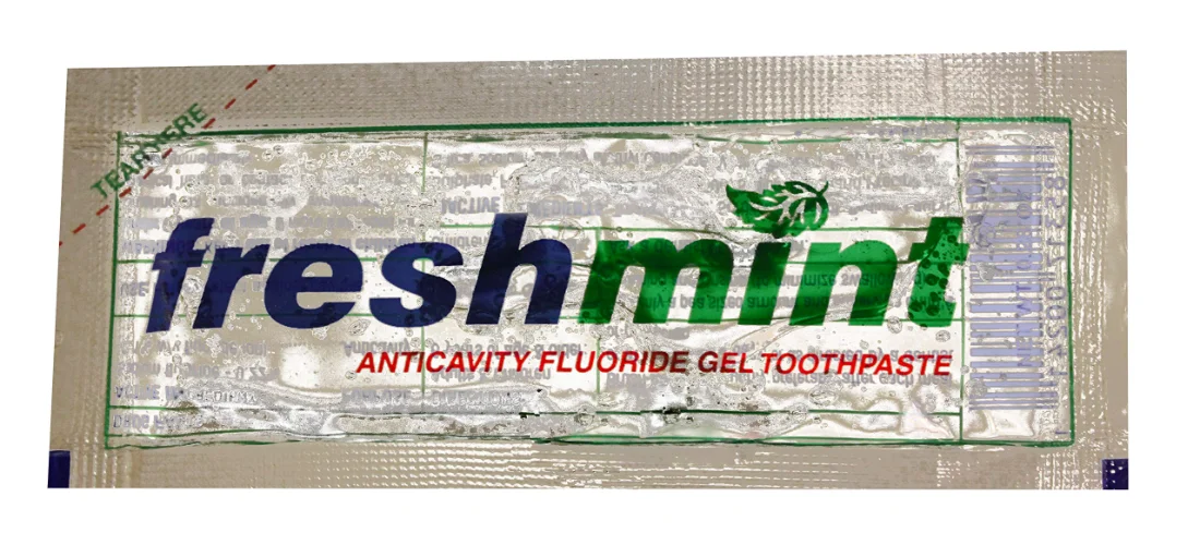 Freshmint 1,000-Count Single-Use Clear Gel Anticavity Toothpaste Packets