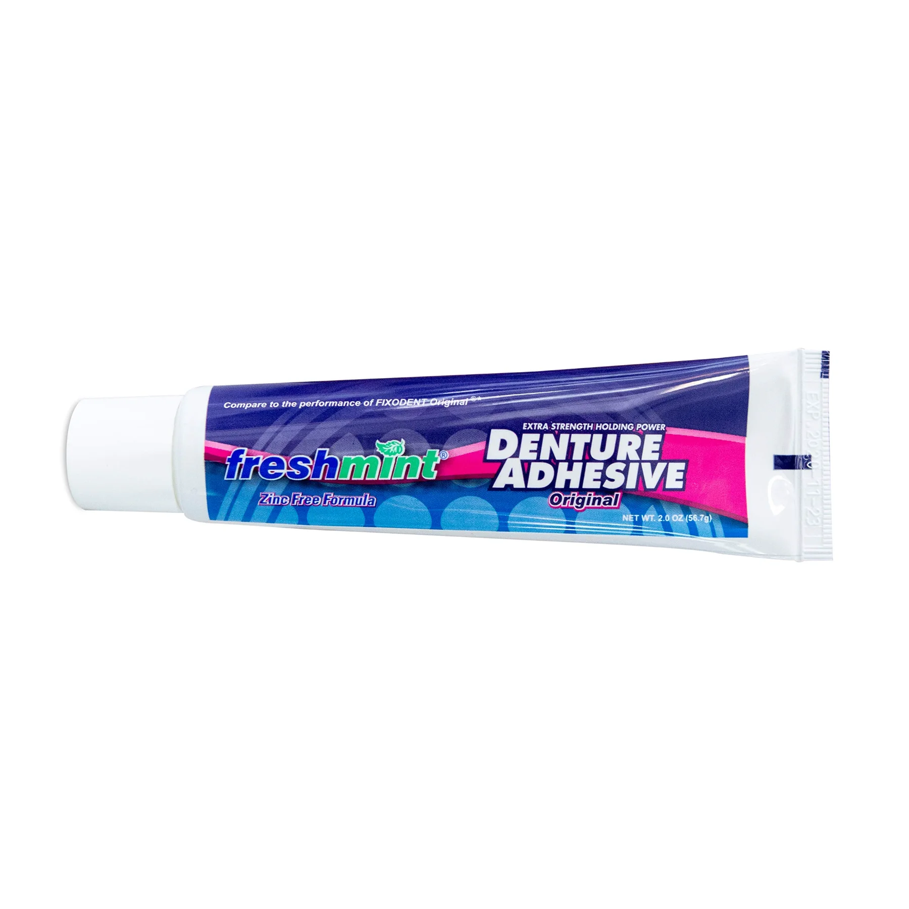 Freshmint 6-Count Zinc-Free Denture Adhesive, 2 oz, another view