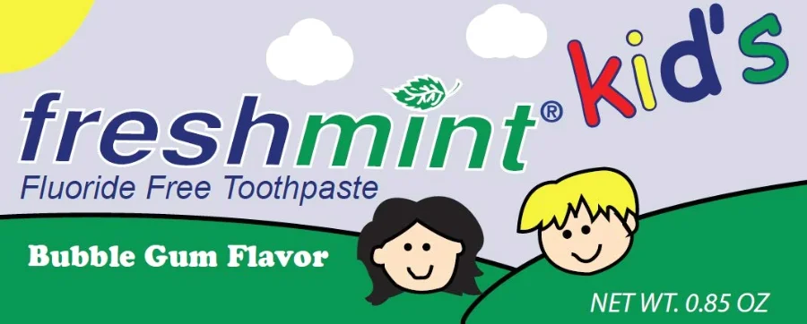 Freshmint Kids Fluoride-Free Toothpaste, 0.85 oz, another view