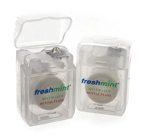Freshmint 12-Count Waxed Mint Floss, 12 yd, another view