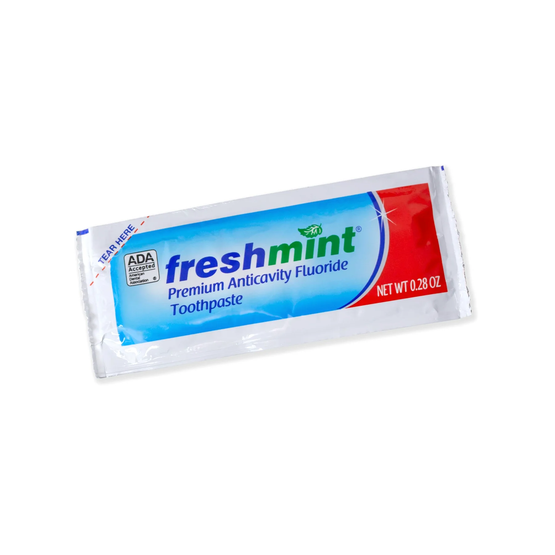 Freshmint 250-Count Single-Use Premium Anticavity Toothpaste Packets